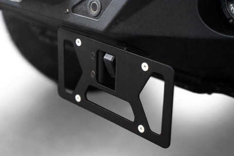 Clevis Mounted License Plate Bracket