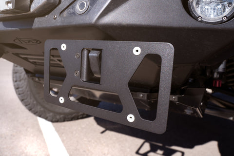 Clevis Mounted License Plate Bracket